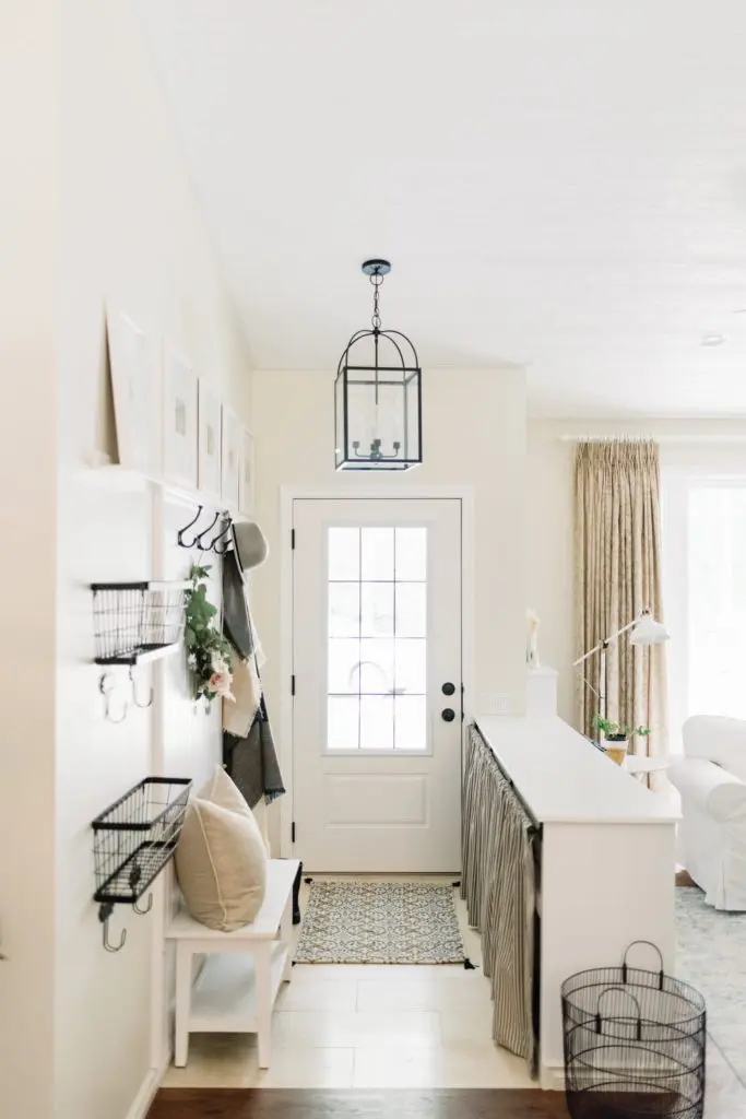 small farmhouse entryway