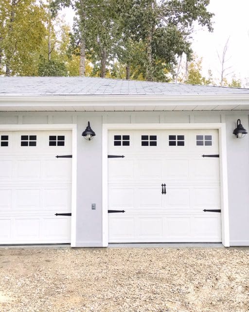 Garage Door makeover for less than $100