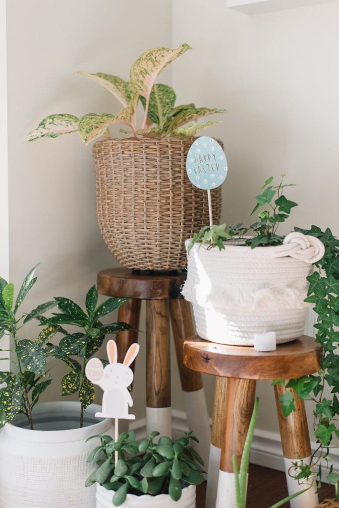 5 Simple & Fun Easter Decor Ideas - The Ginger Home