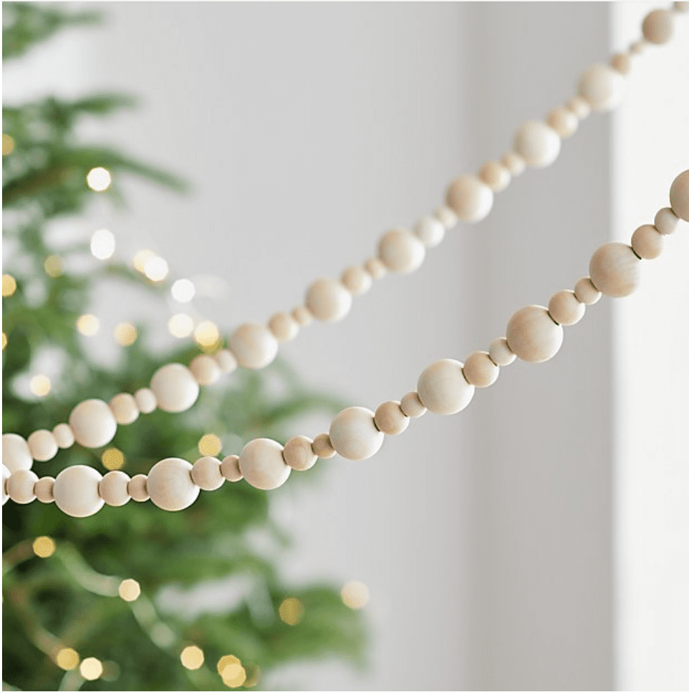 Wood Bead Garland