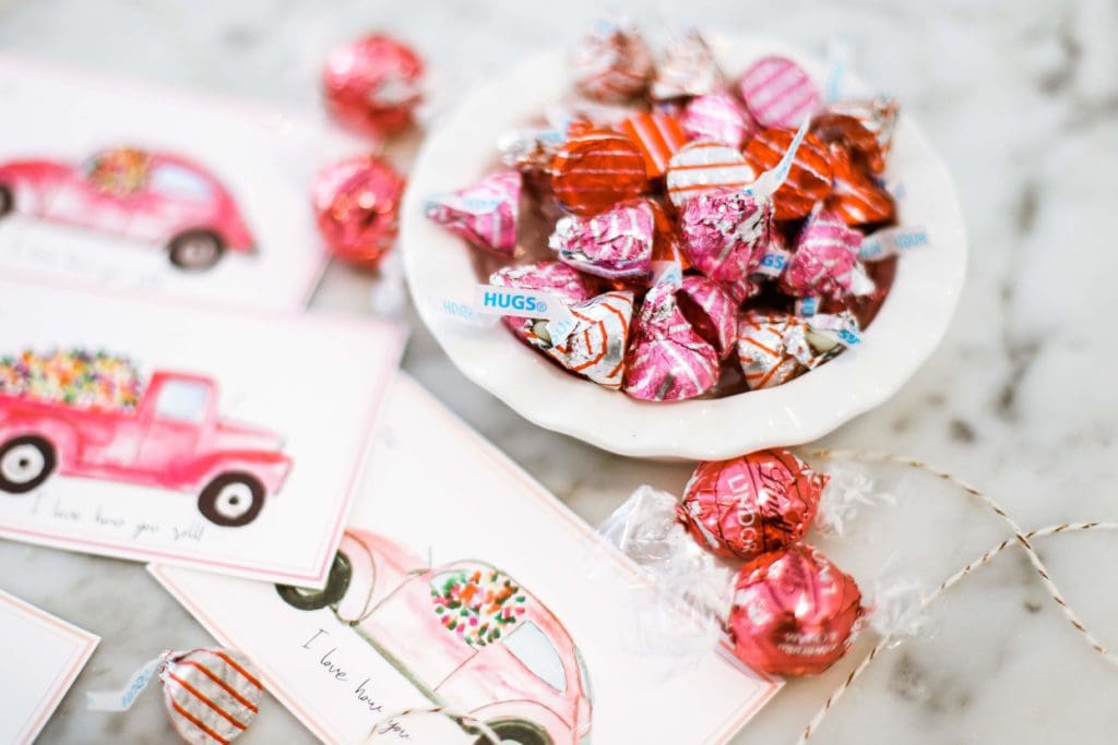 bowl of pink and red candies