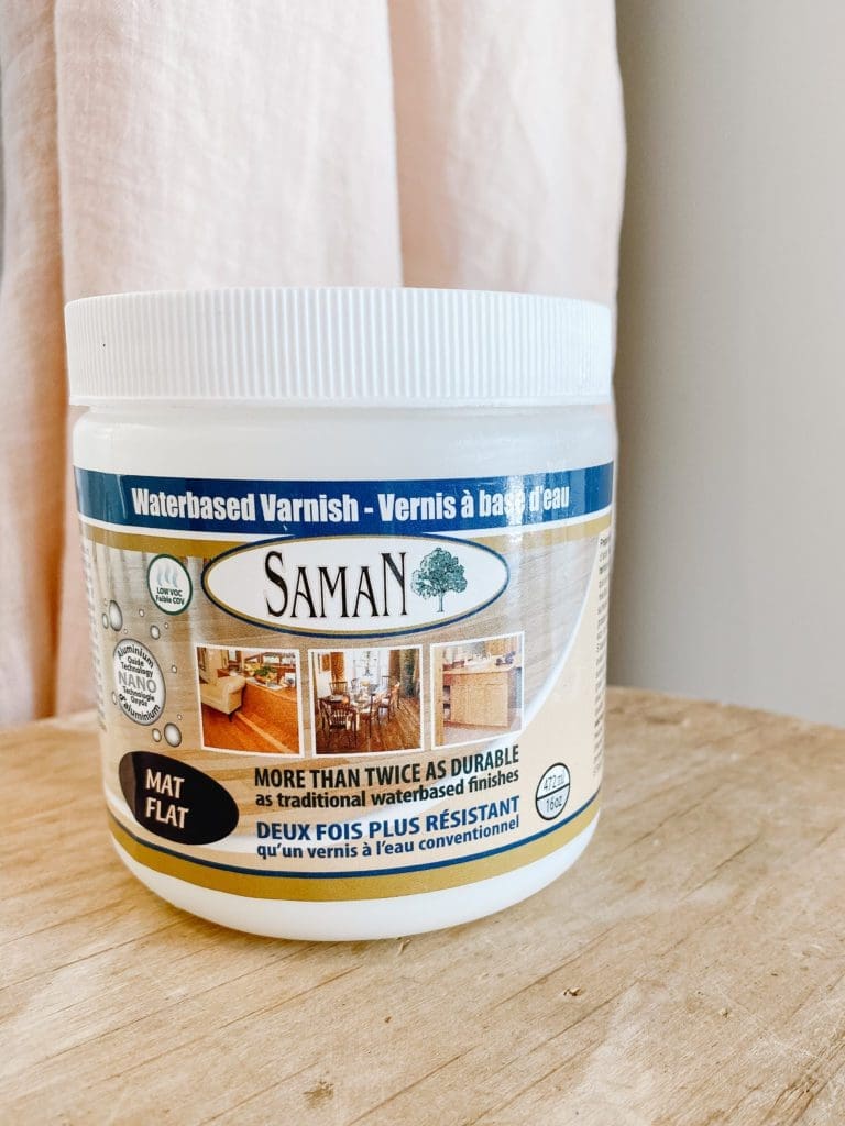 waterbased varnish container