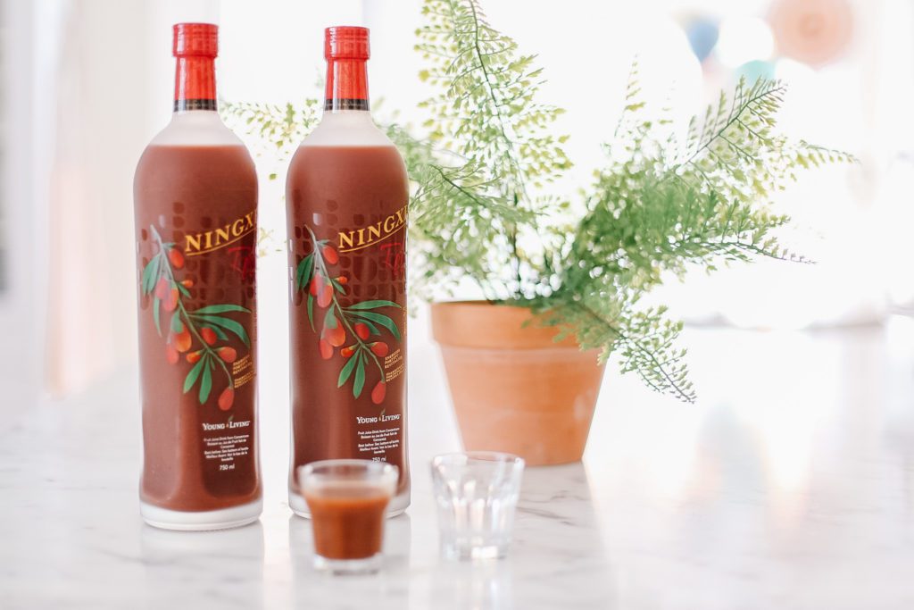 bottles of Ningxia red super antioxidant fruit juice