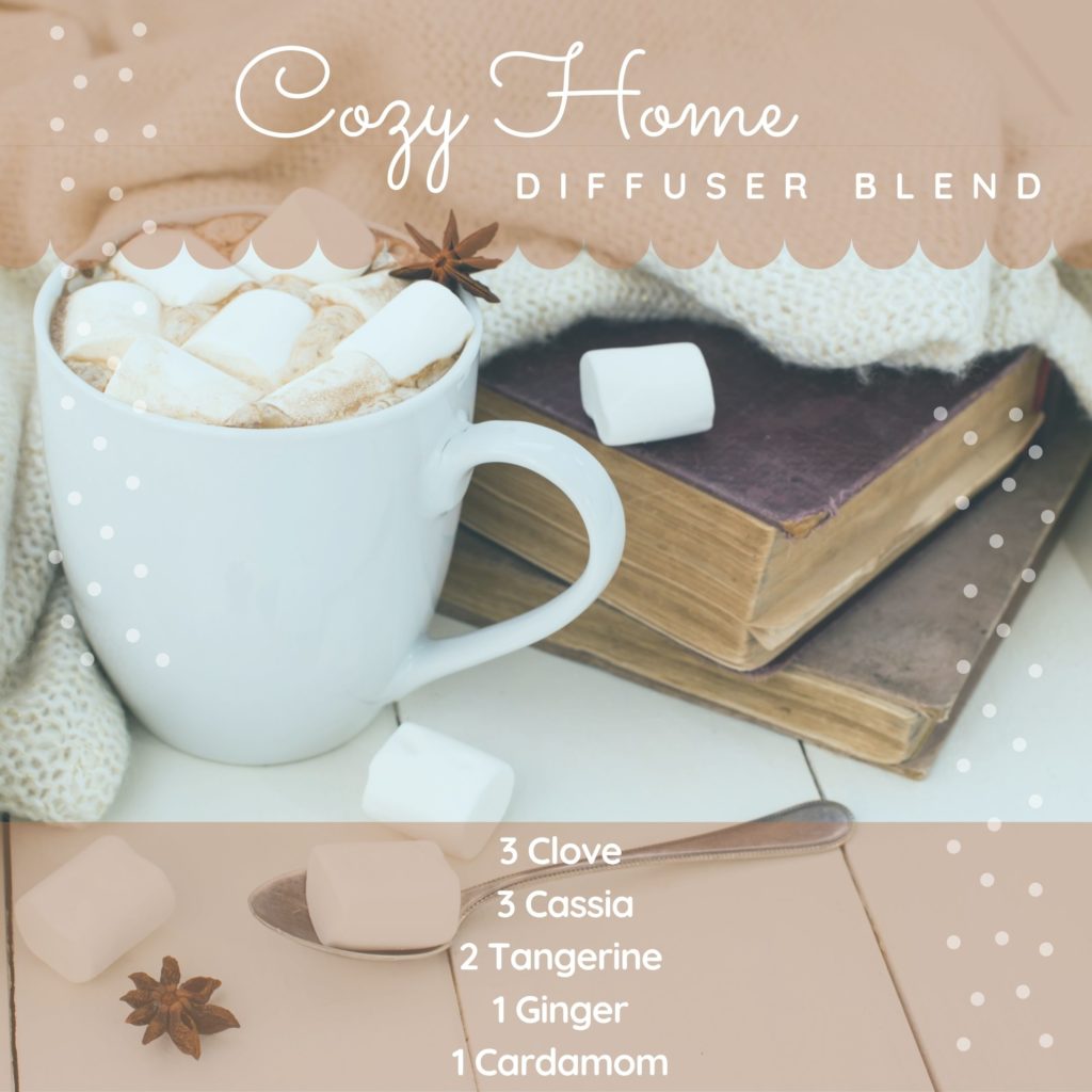 cozy home diffuser blend recipe