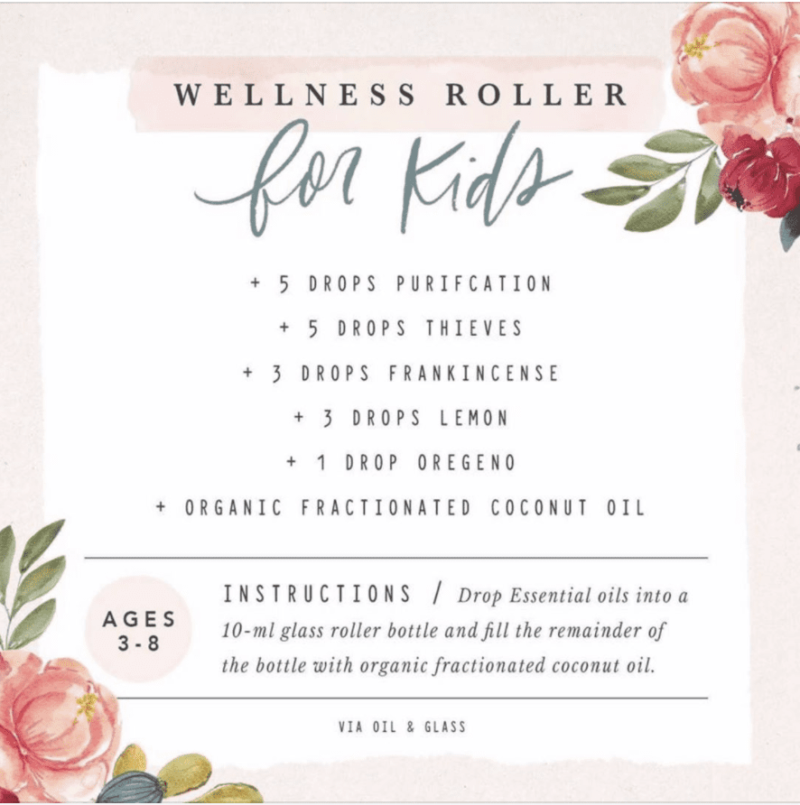 wellness roller for kids recipe