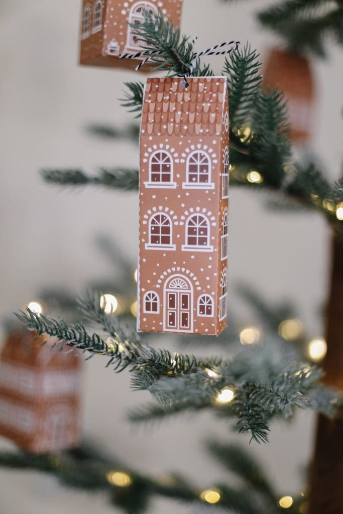 tall gingerbread house box