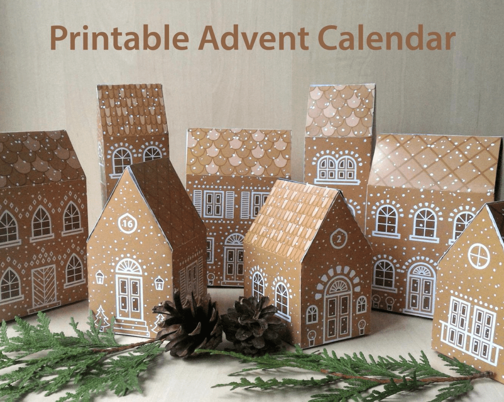 Gingerbread house advent Calendar
