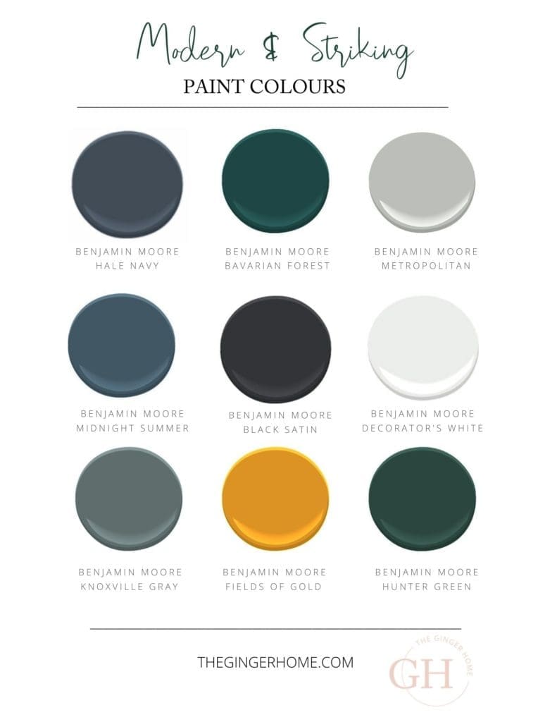 The Best Interior Paint Colours for your Home - The Ginger Home