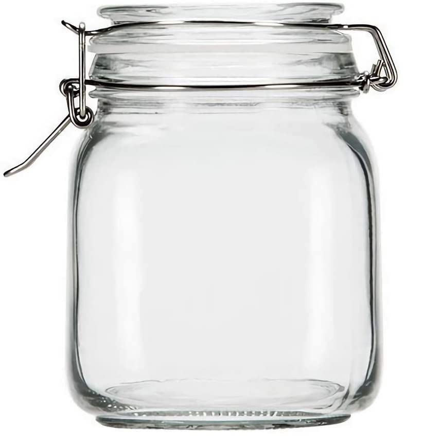 A glass jar is a perfect pantry organization essential