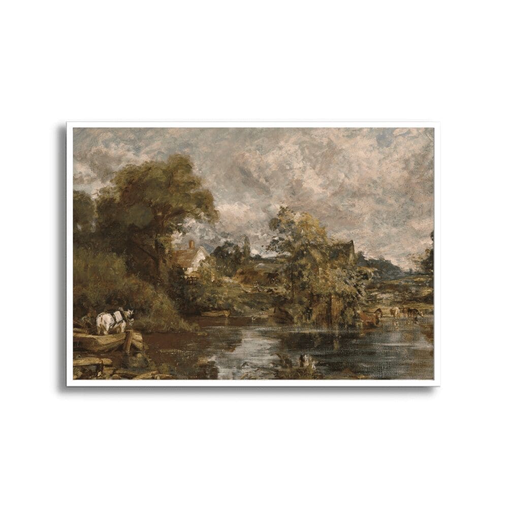 Painting of a horse by water for Samsung Frame TV