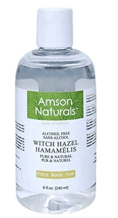 a bottle of witch hazel