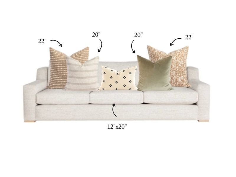 The Perfect Throw Pillow Formula for Every Sofa