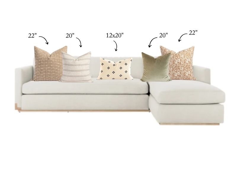 How to Style Pillows on a Sectional - Studio McGee